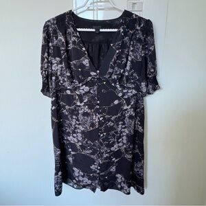 AllSaints DEMI BURUBERU DRESS – Day Dress – Black size 12